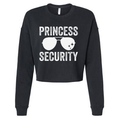 Princess Security Halloween Costume Dad Mom Boy Gift Cropped Pullover Crew