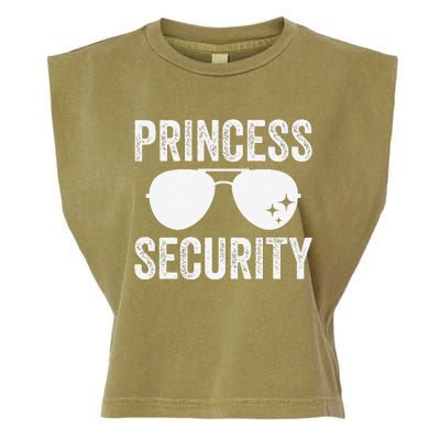 Princess Security Halloween Costume Dad Mom Boy Gift Garment-Dyed Women's Muscle Tee