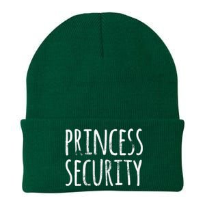 Princess Security Halloween Costume Dad Matching Easy Knit Cap Winter Beanie