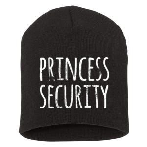 Princess Security Halloween Costume Dad Matching Easy Short Acrylic Beanie