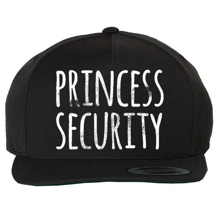 Princess Security Halloween Costume Dad Matching Easy Wool Snapback Cap