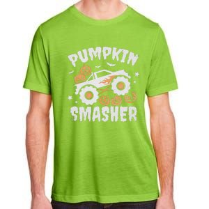 Pumpkin Smasher Halloween For Monster Truck Lover Adult ChromaSoft Performance T-Shirt