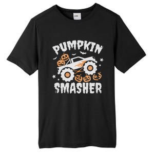 Pumpkin Smasher Halloween For Monster Truck Lover Tall Fusion ChromaSoft Performance T-Shirt