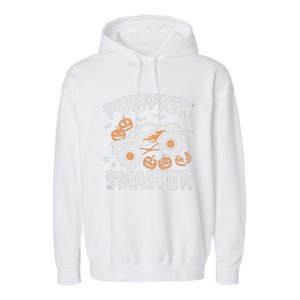 Pumpkin Smasher Halloween For Monster Truck Lover Garment-Dyed Fleece Hoodie