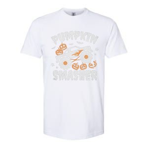 Pumpkin Smasher Halloween For Monster Truck Lover Softstyle CVC T-Shirt