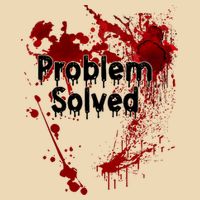 Problem Solved Halloween Print Drawstring Bag