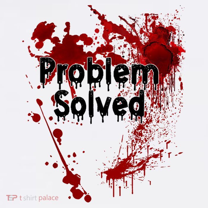 Problem Solved Halloween Print Wool Snapback Cap