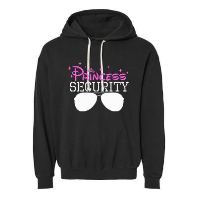 Princess Security Halloween Costume Dad Mom Boy Brother Garment-Dyed Fleece Hoodie