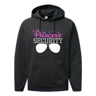 Princess Security Halloween Costume Dad Mom Boy Brother Performance Fleece Hoodie