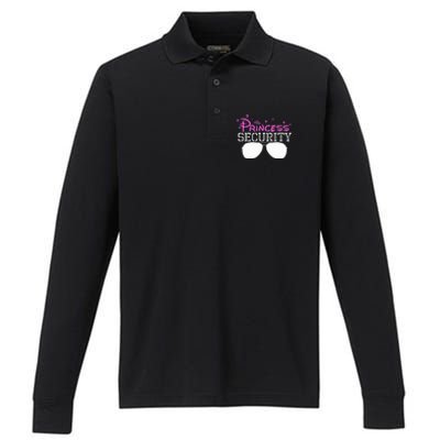 Princess Security Halloween Costume Dad Mom Boy Brother Performance Long Sleeve Polo