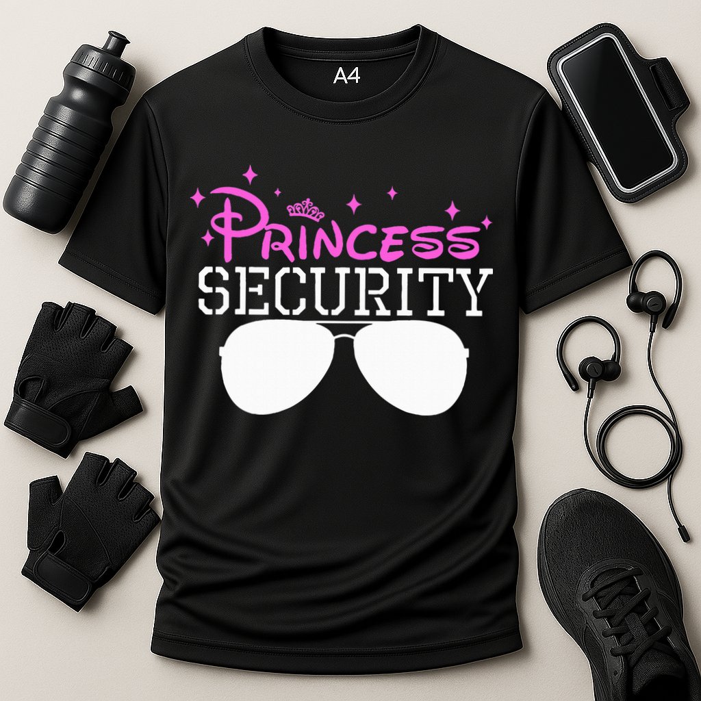 Princess Security Halloween Costume Dad Mom Boy Brother Cooling Performance Crew T-Shirt
