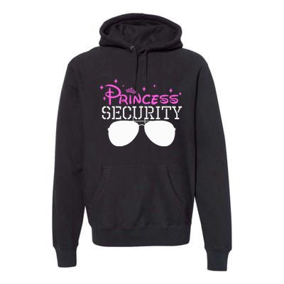 Princess Security Halloween Costume Dad Mom Boy Brother Premium Hoodie