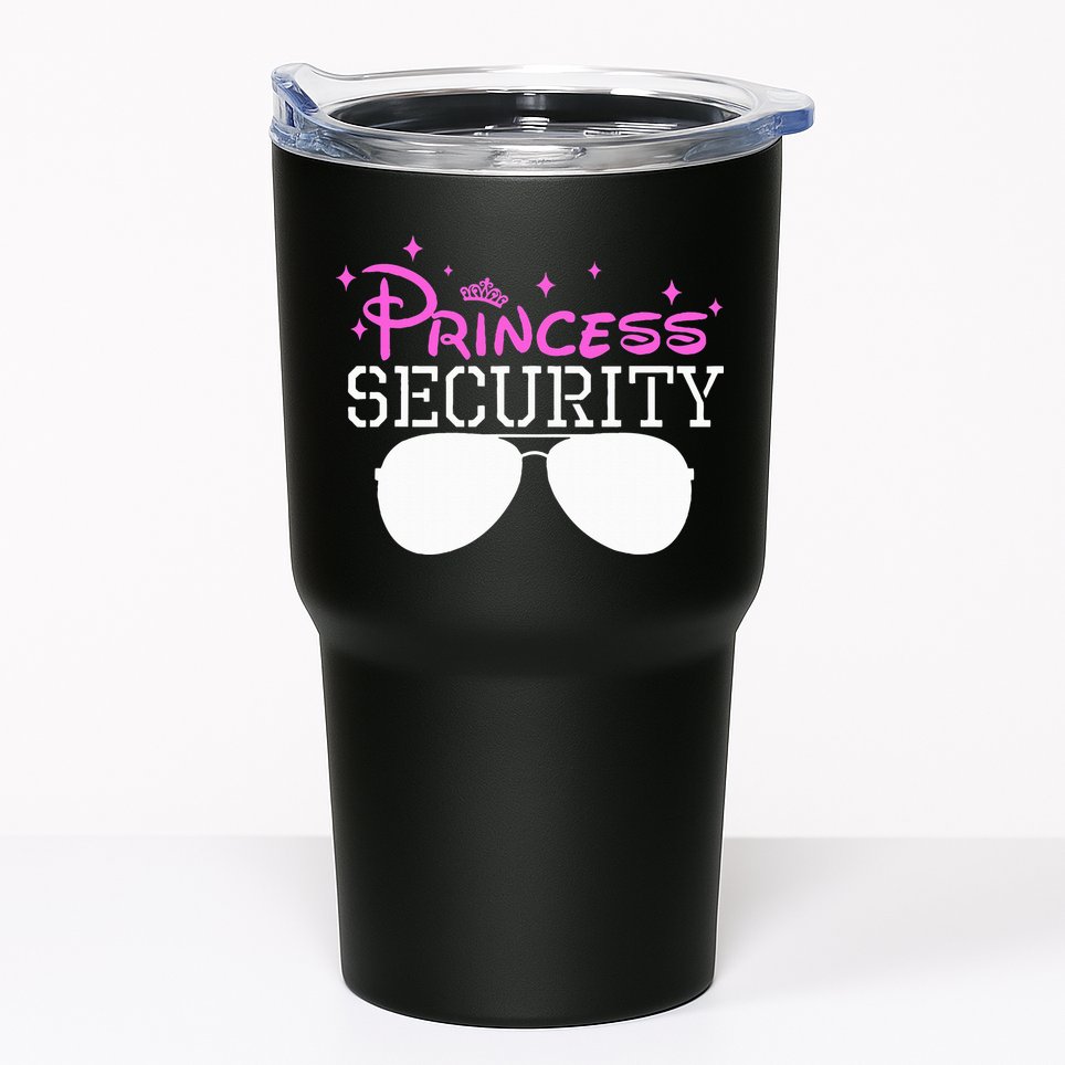 Princess Security Halloween Costume Dad Mom Boy Brother Tumbler