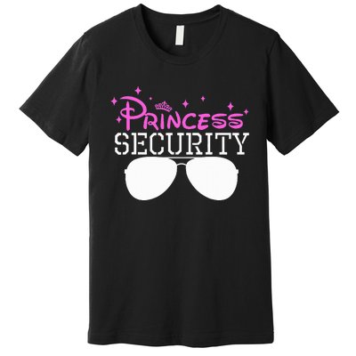 Princess Security Halloween Costume Dad Mom Boy Brother Premium T-Shirt