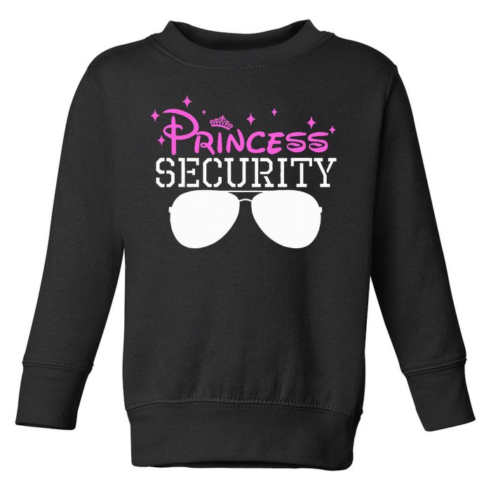 Princess Security Halloween Costume Dad Mom Boy Brother Toddler Sweatshirt