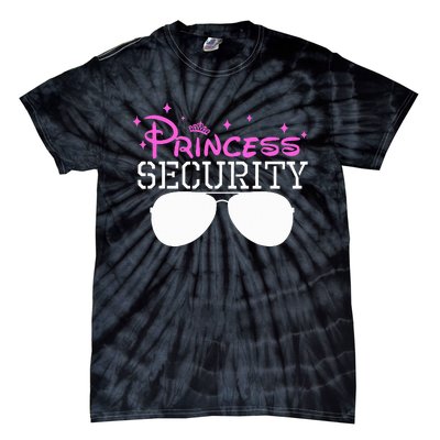 Princess Security Halloween Costume Dad Mom Boy Brother Tie-Dye T-Shirt