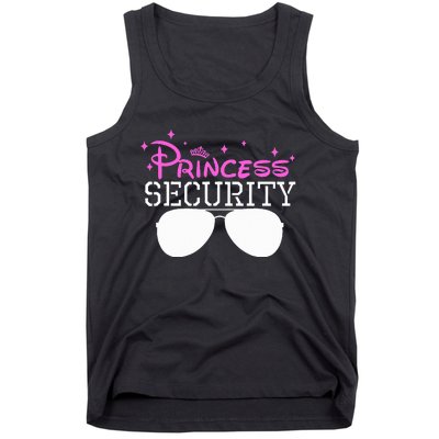 Princess Security Halloween Costume Dad Mom Boy Brother Tank Top