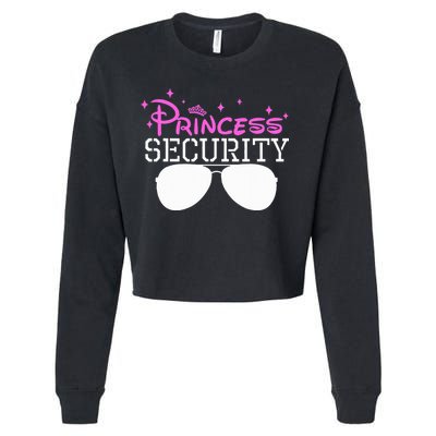 Princess Security Halloween Costume Dad Mom Boy Brother Cropped Pullover Crew