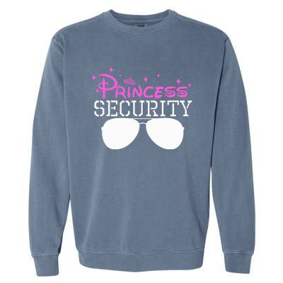 Princess Security Halloween Costume Dad Mom Boy Brother Garment-Dyed Sweatshirt