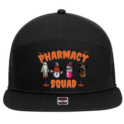 Pharmacy Squad Halloween 7 Panel Mesh Trucker Snapback Hat