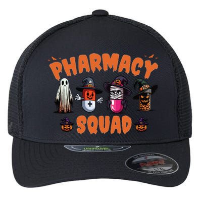 Pharmacy Squad Halloween Flexfit Unipanel Trucker Cap