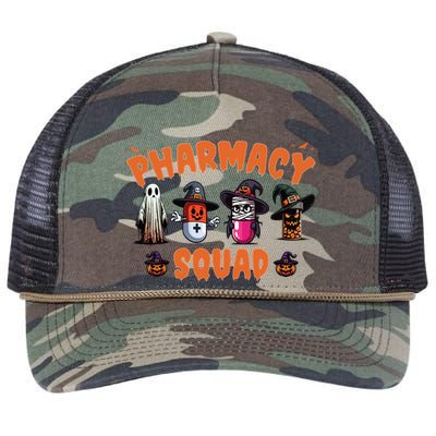 Pharmacy Squad Halloween Retro Rope Trucker Hat Cap