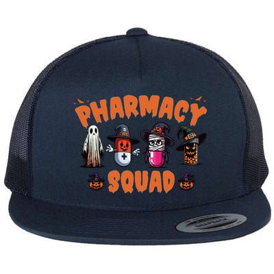 Pharmacy Squad Halloween Flat Bill Trucker Hat