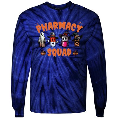 Pharmacy Squad Halloween Tie-Dye Long Sleeve Shirt