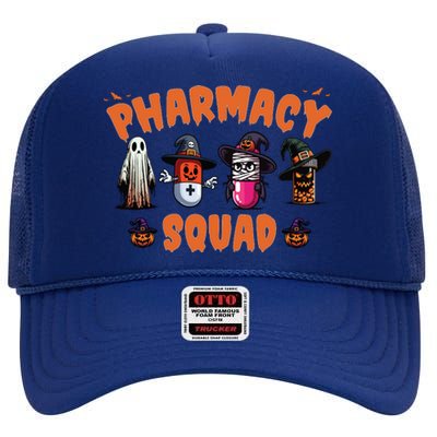 Pharmacy Squad Halloween High Crown Mesh Back Trucker Hat