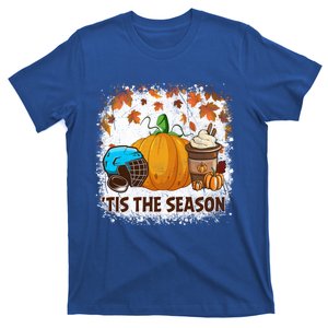 Pumpkin Spice Hockey Tis The Season Fall Thanksgiving Gift T-Shirt