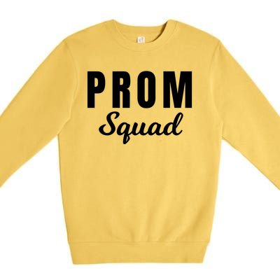 Prom Squad High School Dance Best Friends Friendships Prom Night Formal Event Premium Crewneck Sweatshirt