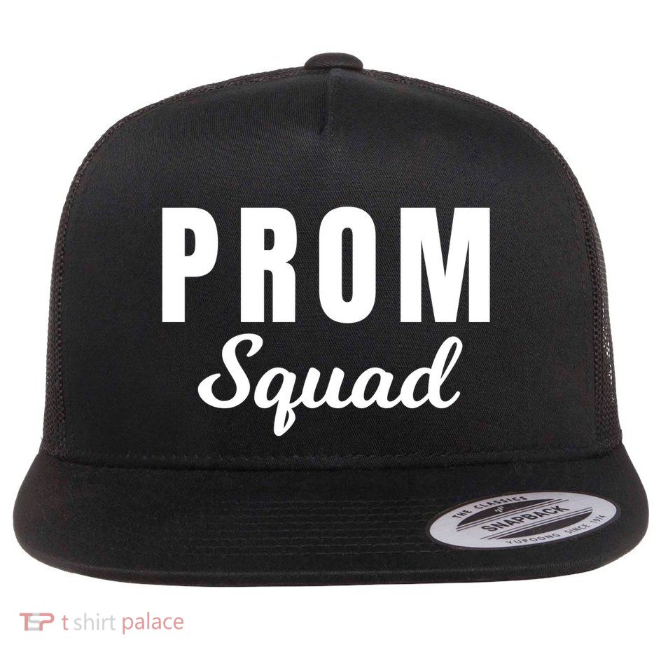 Prom Squad High School Dance Best Friends Friendships Prom Night Formal Event Flatbill Hat