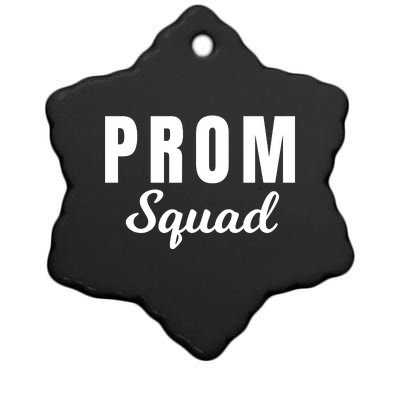 Prom Squad High School Dance Best Friends Friendships Prom Night Formal Event Ceramic Star Ornament