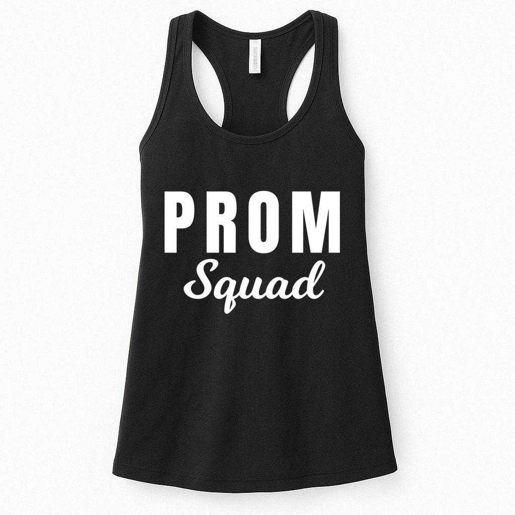 Prom Squad High School Dance Best Friends Friendships Prom Night Formal Event Womens Tank Top