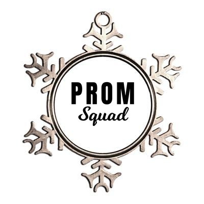 Prom Squad High School Dance Best Friends Friendships Prom Night Formal Event Metallic Star Ornament