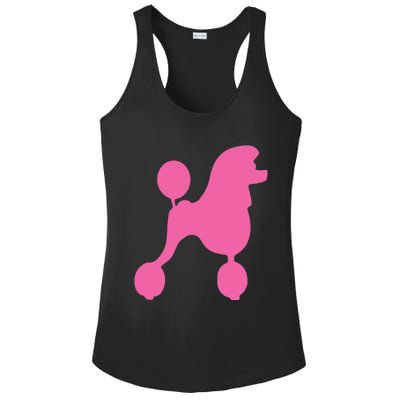 Poodle Skirt Hot Pink Sock Hop 1950s Costume Ladies PosiCharge Competitor Racerback Tank