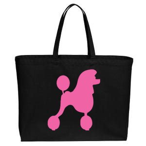 Poodle Skirt Hot Pink Sock Hop 1950s Costume Cotton Canvas Jumbo Tote