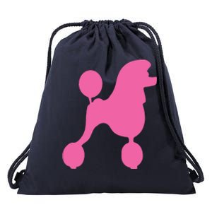 Poodle Skirt Hot Pink Sock Hop 1950s Costume Drawstring Bag