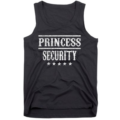 Princess Security Halloween Birthday Costume Mom Dad Sibling Tank Top