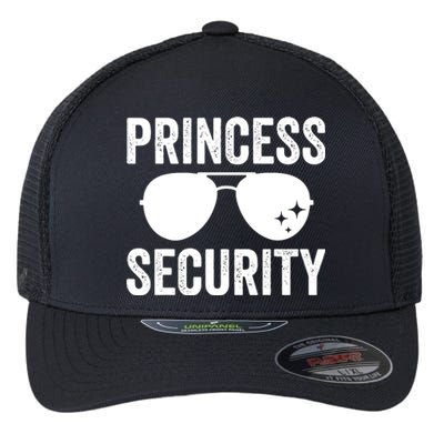 Princess Security Halloween Costume Dad Mom Boy Flexfit Unipanel Trucker Cap