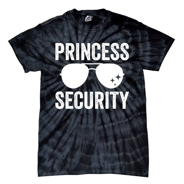 Princess Security Halloween Costume Dad Mom Boy Tie-Dye T-Shirt