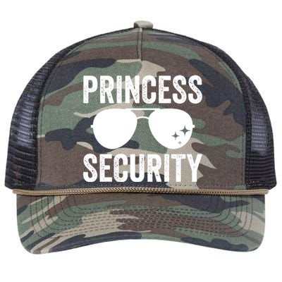 Princess Security Halloween Costume Dad Mom Boy Retro Rope Trucker Hat Cap