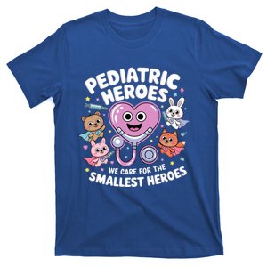 Pediatric Superhero Heart Stethoscope Nurse Gift T-Shirt