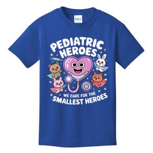 Pediatric Superhero Heart Stethoscope Nurse Gift Kids T-Shirt