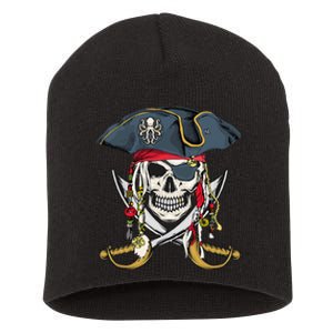 Pirate Skull Halloween Little Kids Ns Short Acrylic Beanie