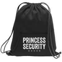 Princess Security Halloween Costume Sweatshirt Cinch Pack Bag