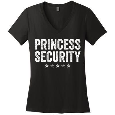 Princess Security Halloween Costume Women's V-Neck T-Shirt