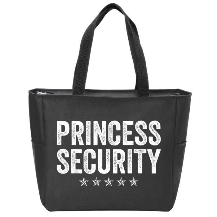 Princess Security Halloween Costume Zip Tote Bag