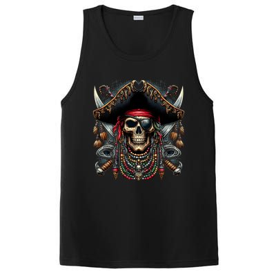 Pirate Skull Halloween PosiCharge Competitor Tank