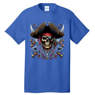 Pirate Skull Halloween Tall T-Shirt